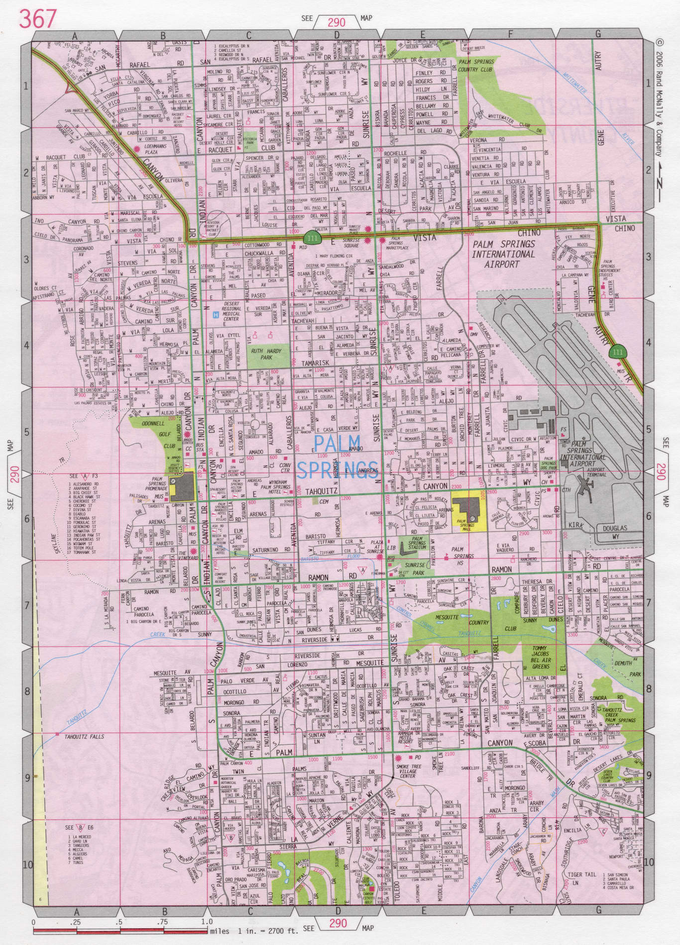 35 Map Of Palm Springs California Maps Database Source
