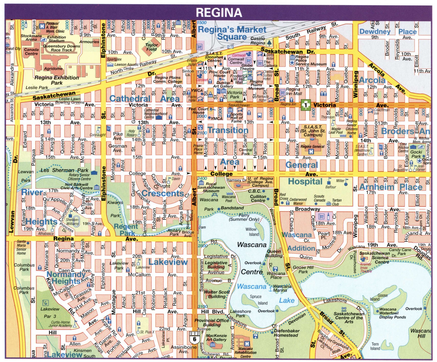 Regina road map