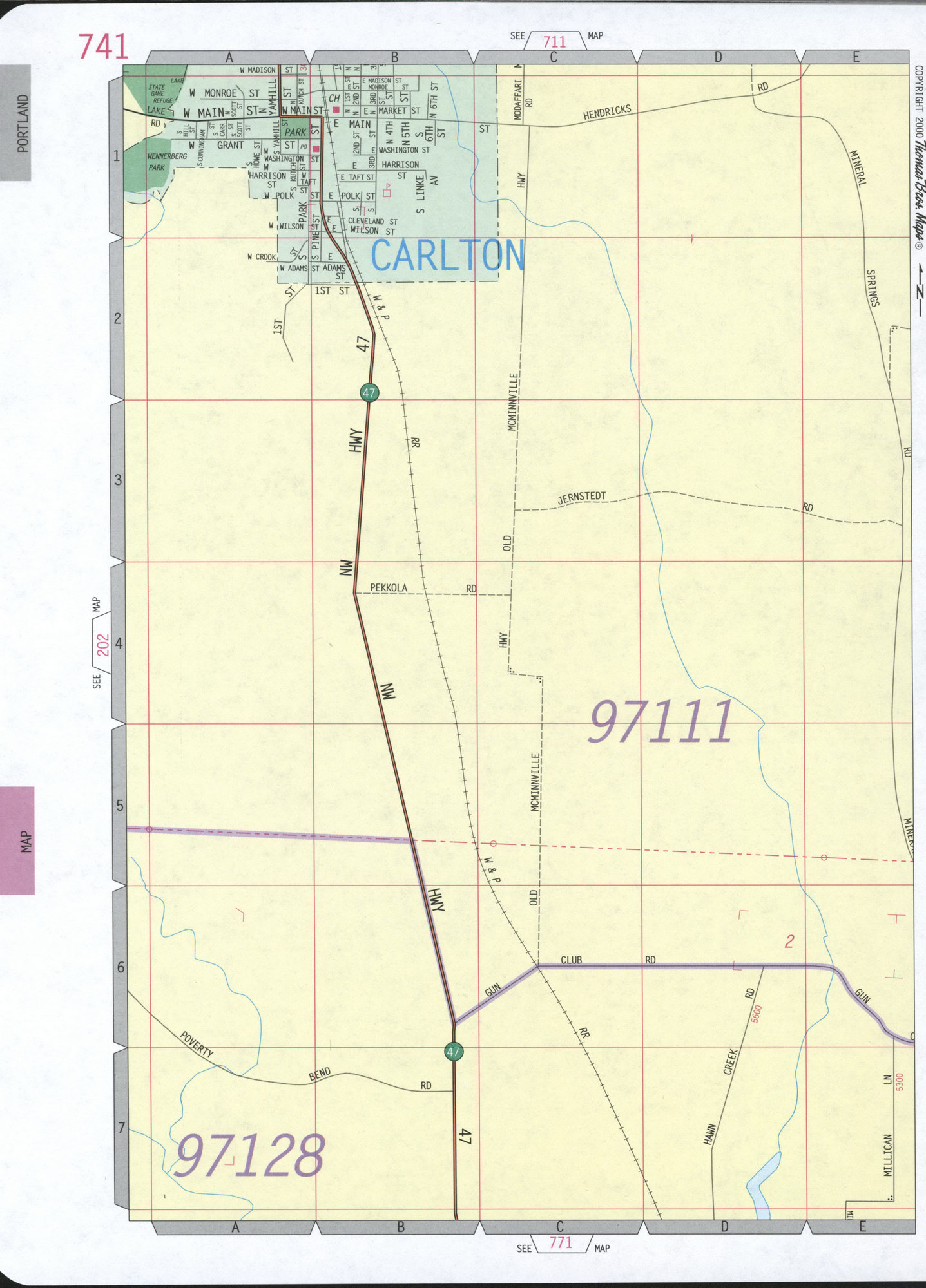 Carlton map