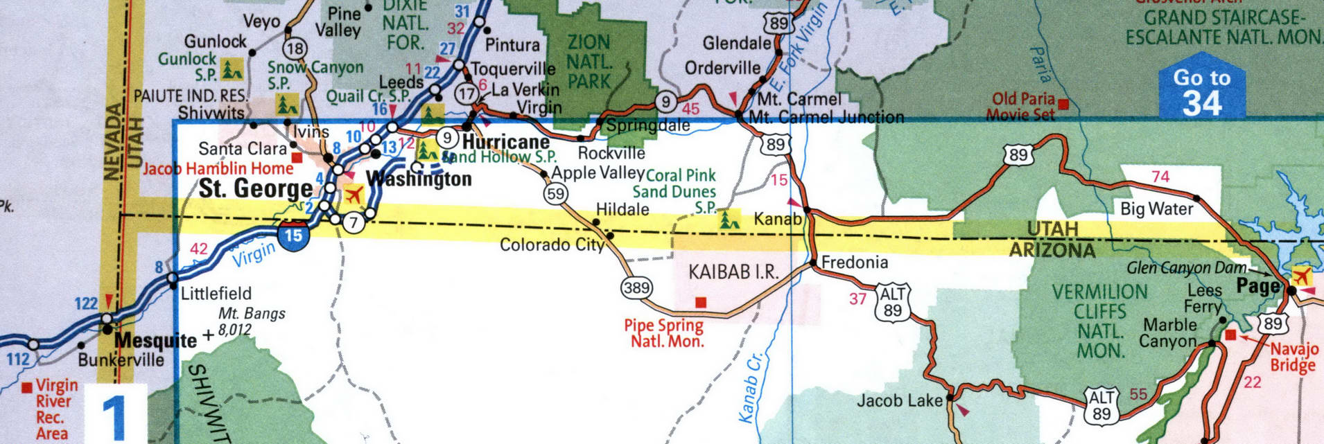 I15 highway map