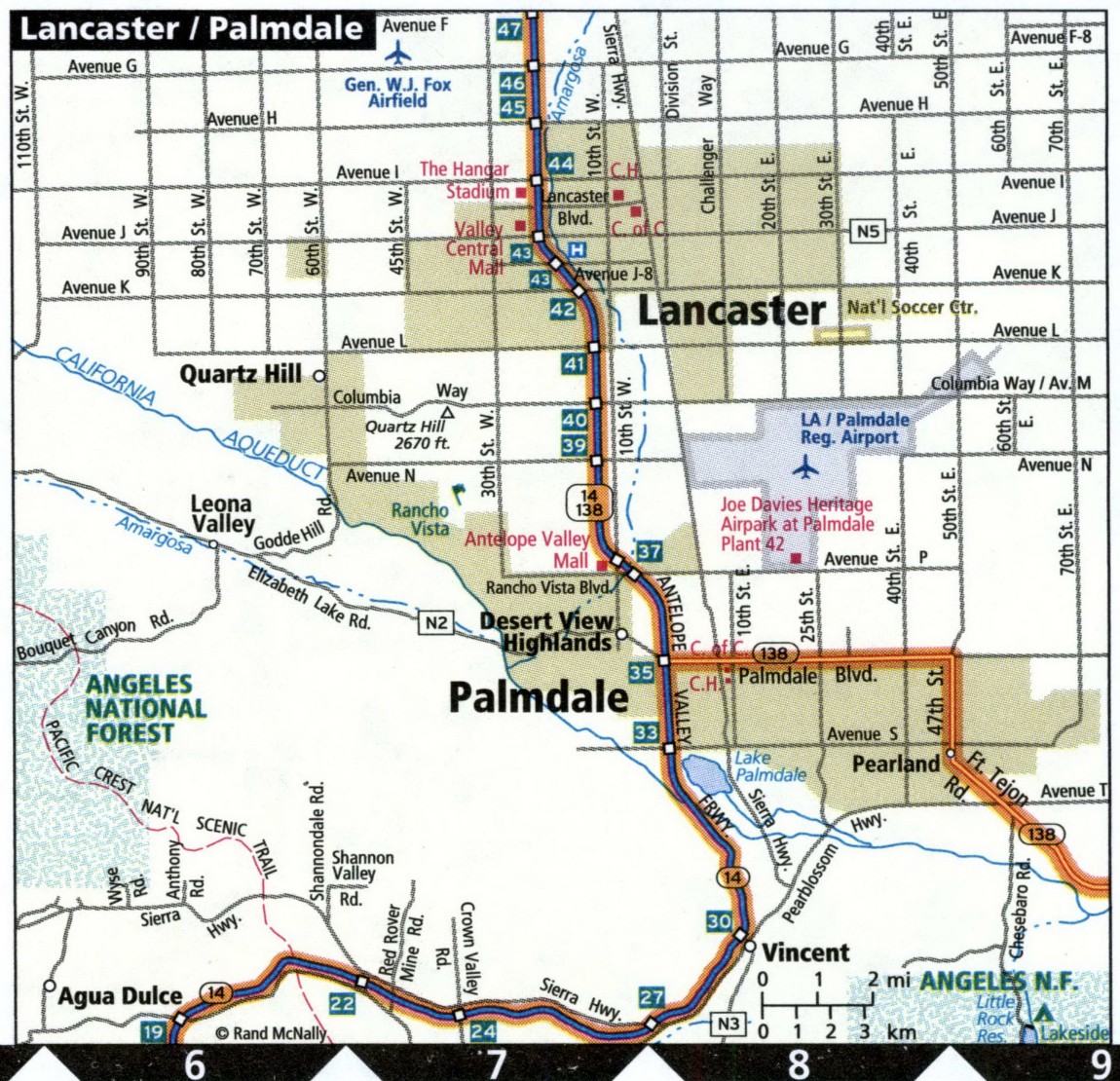 Lancaster city map for truckers