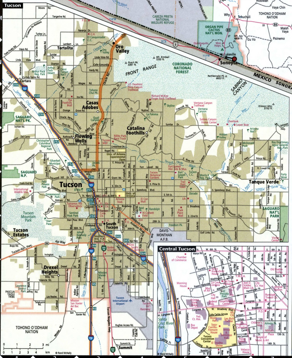 Tucson map for truckers