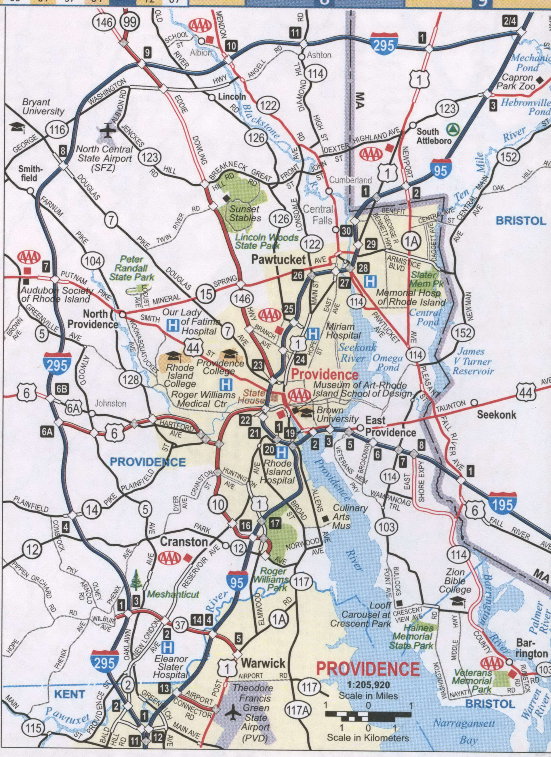 Providence road map
