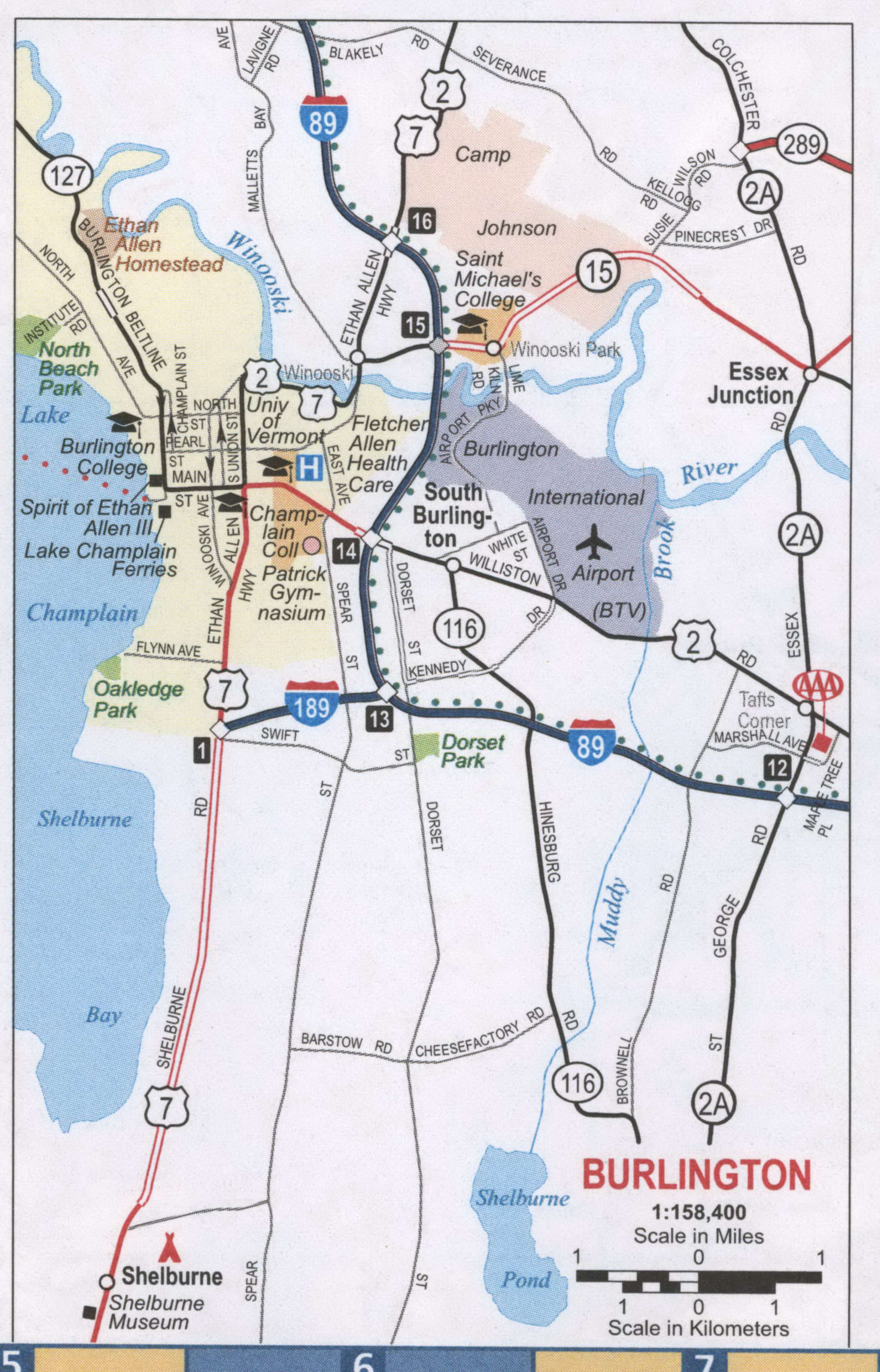 Burlington road map