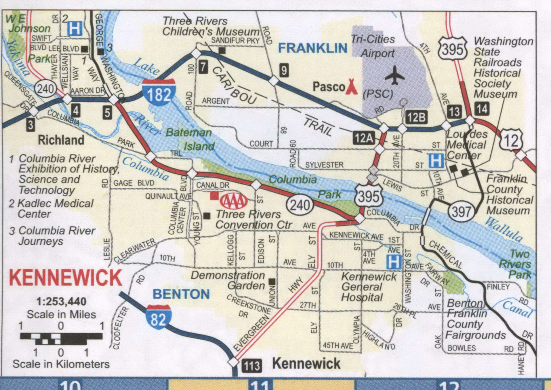Kennewick road map