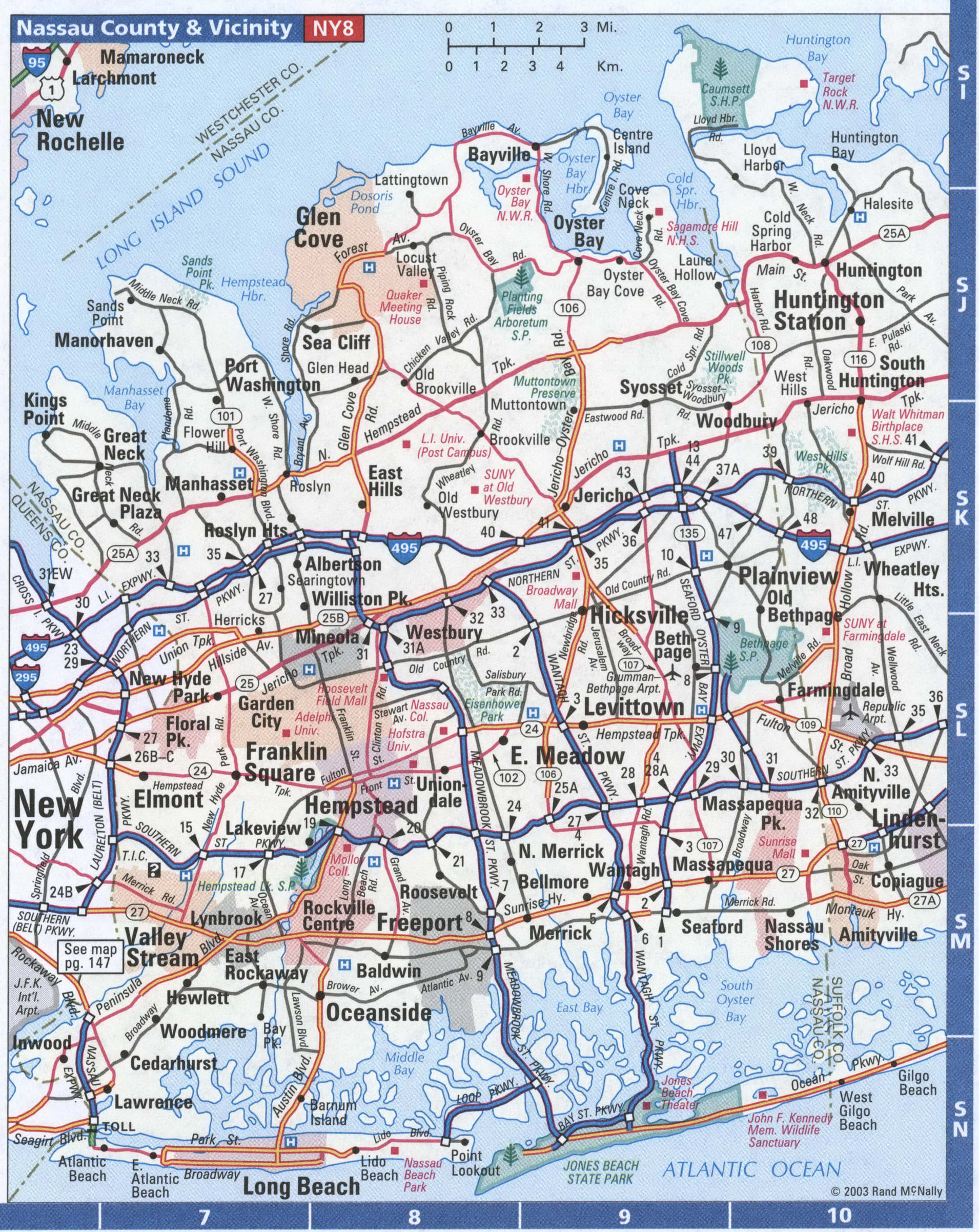 Nassau map