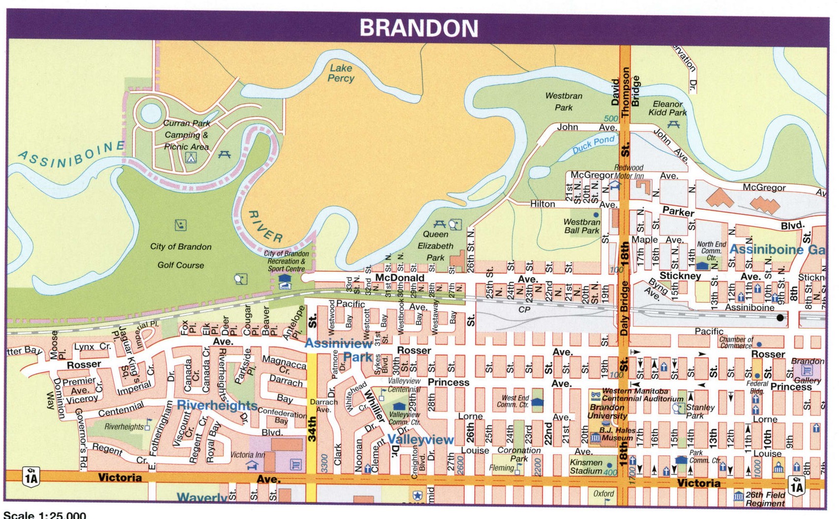 Brandon road map