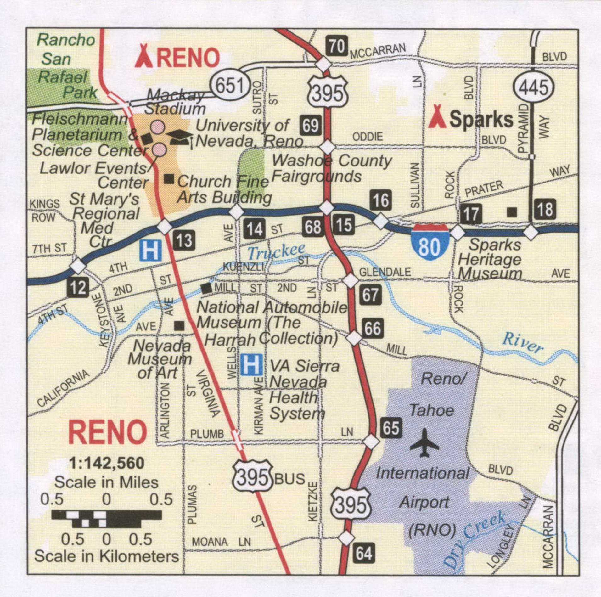 Reno road map