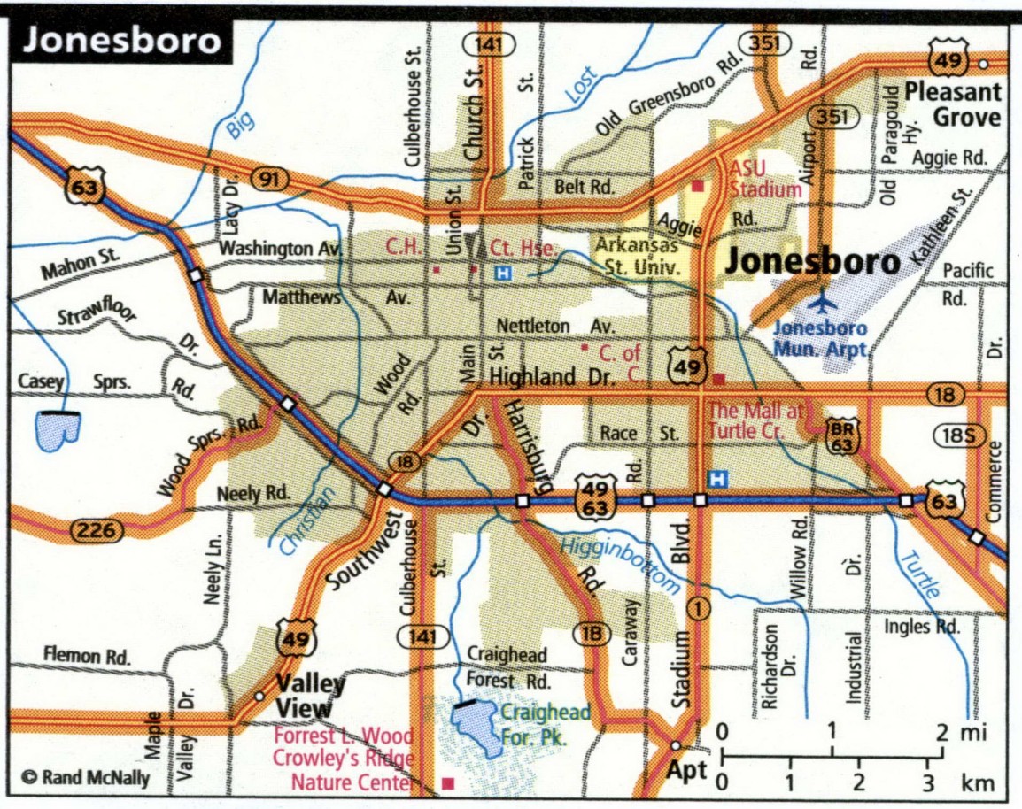 Jonesboro map for truckers