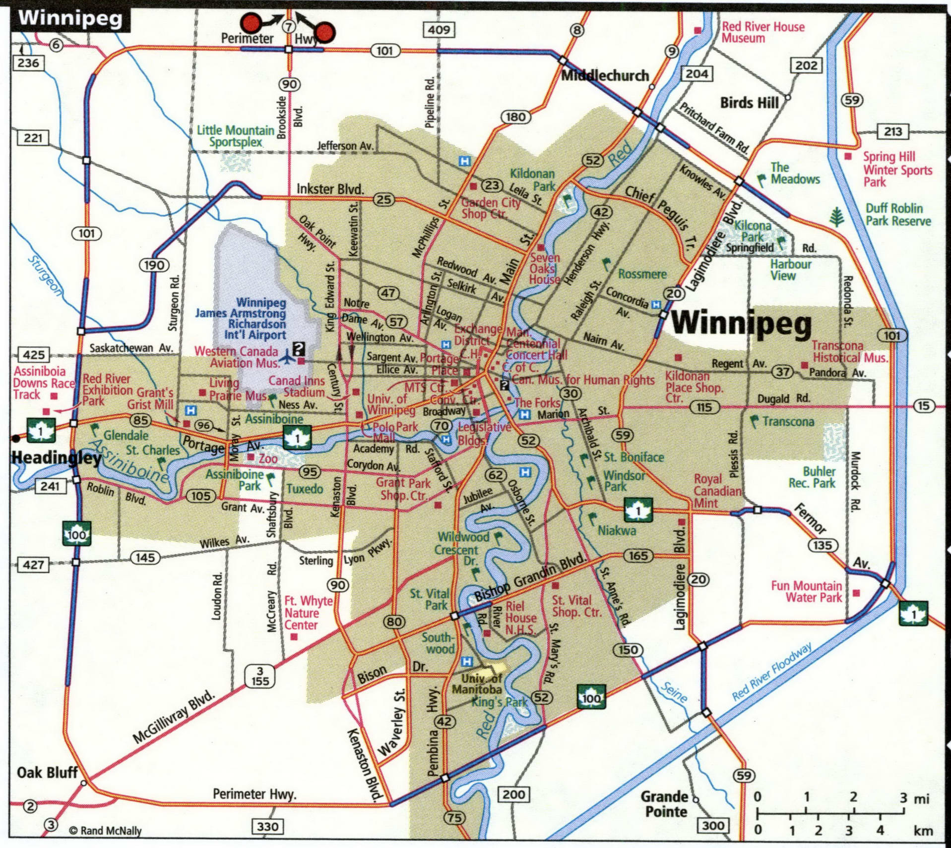 winnipeg-city-road-map-for-truck-drivers-area-town-toll-free-highways