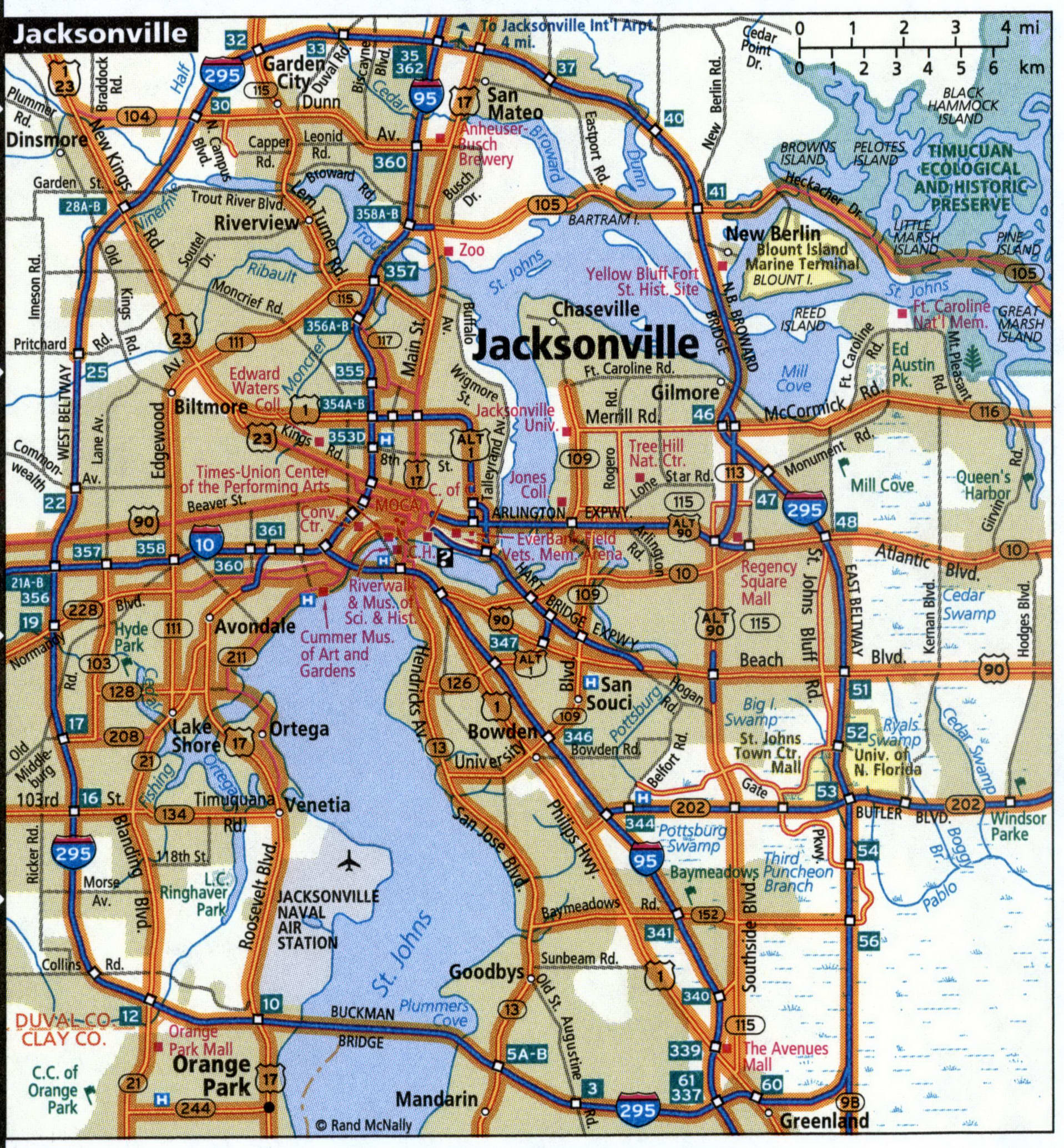 Jacksonville map for truckers