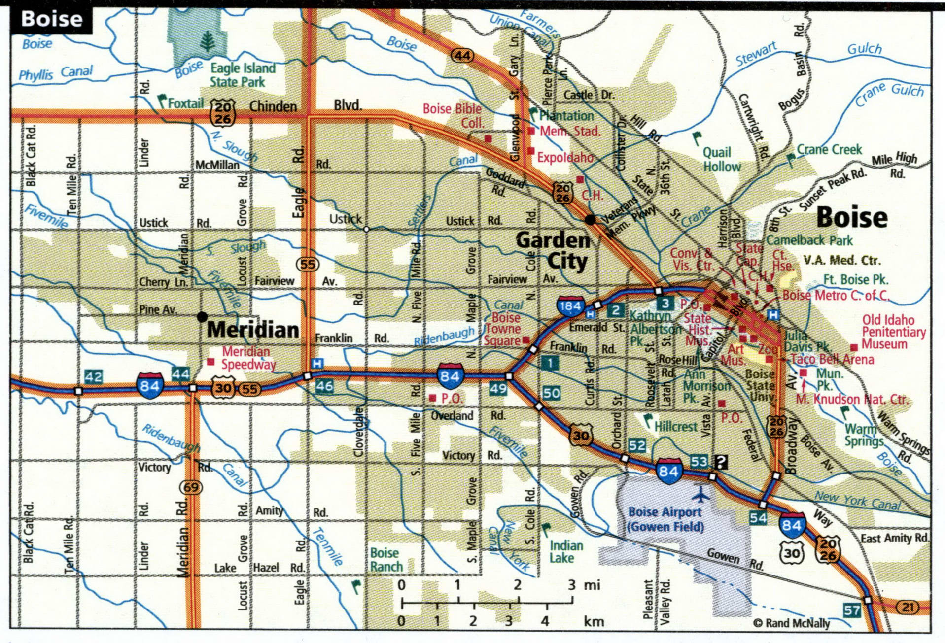 Boise map for truckers