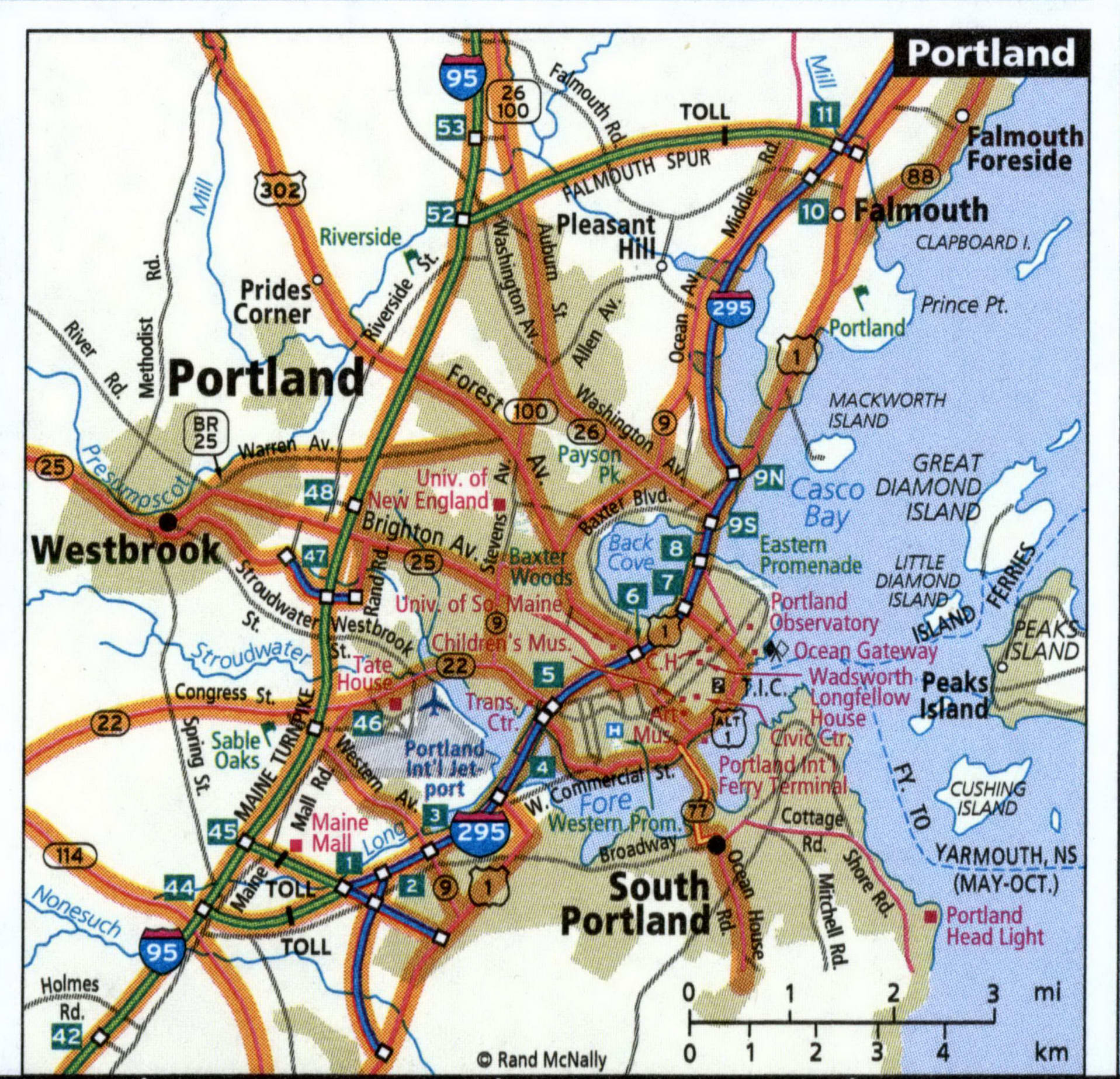 Portland map for truckers