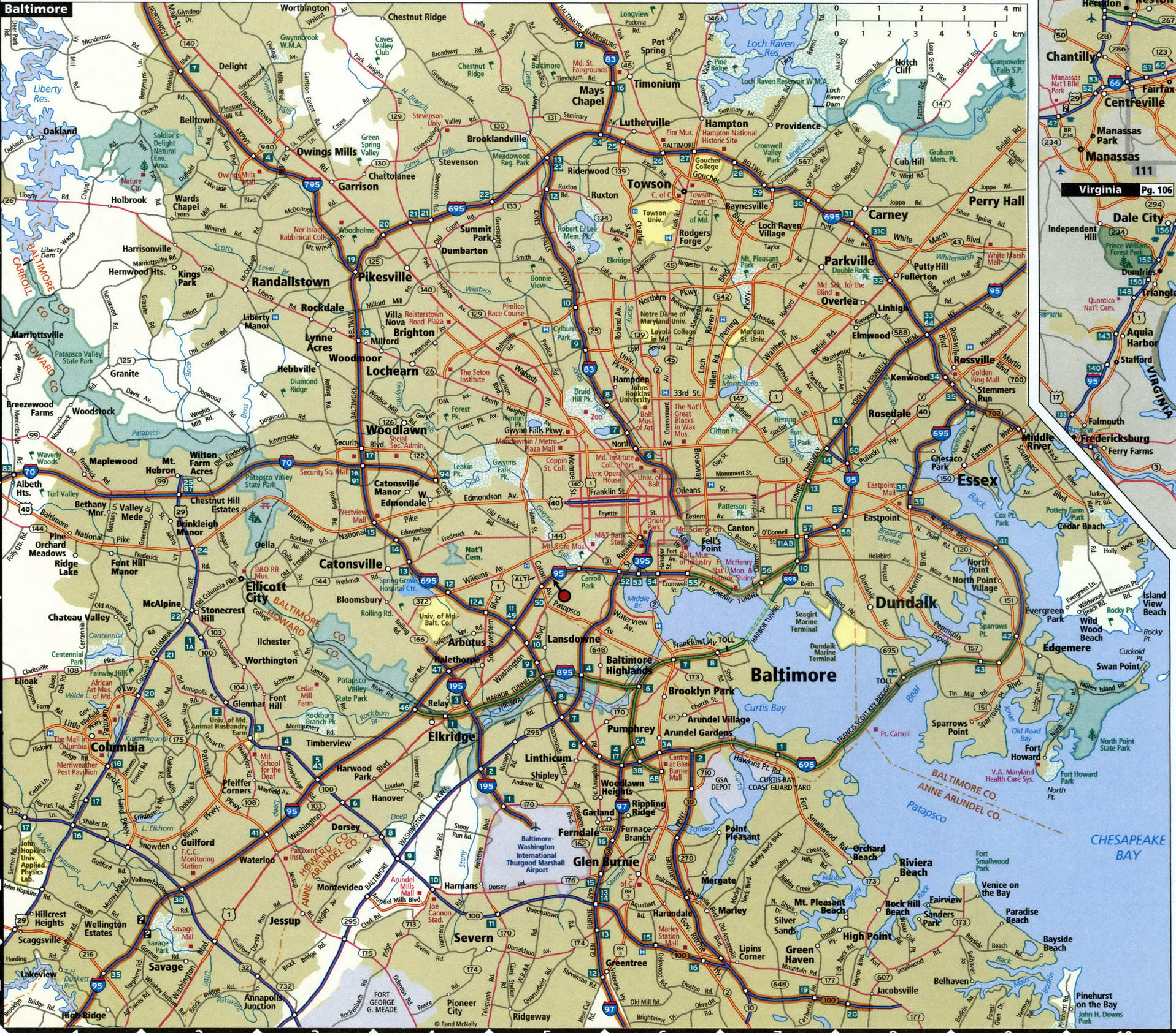 Baltimore map for truckers