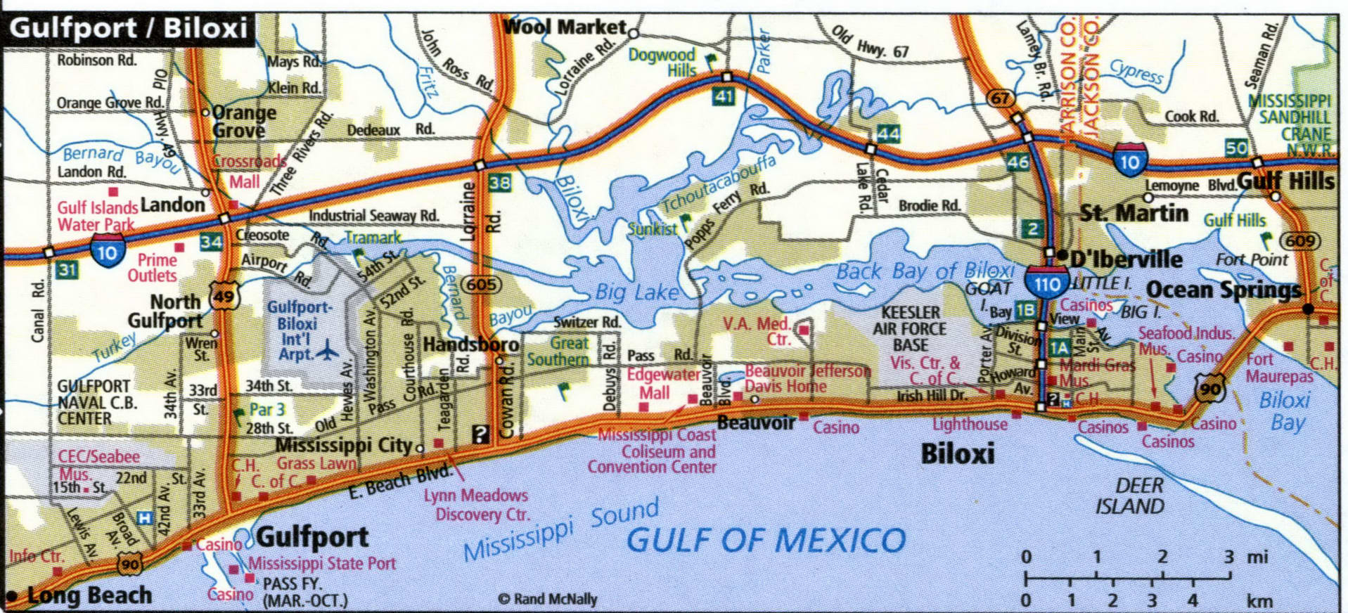 Gulfport map for truckers