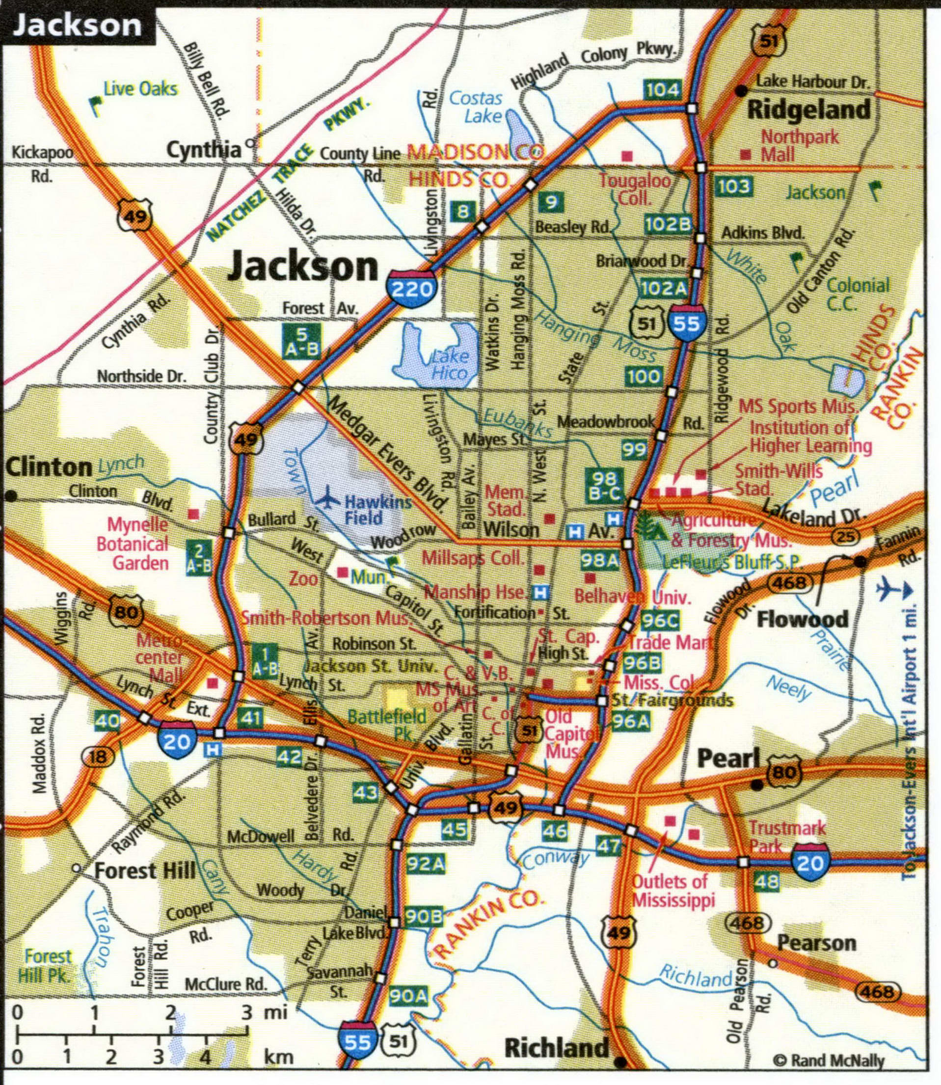 Jackson map for truckers