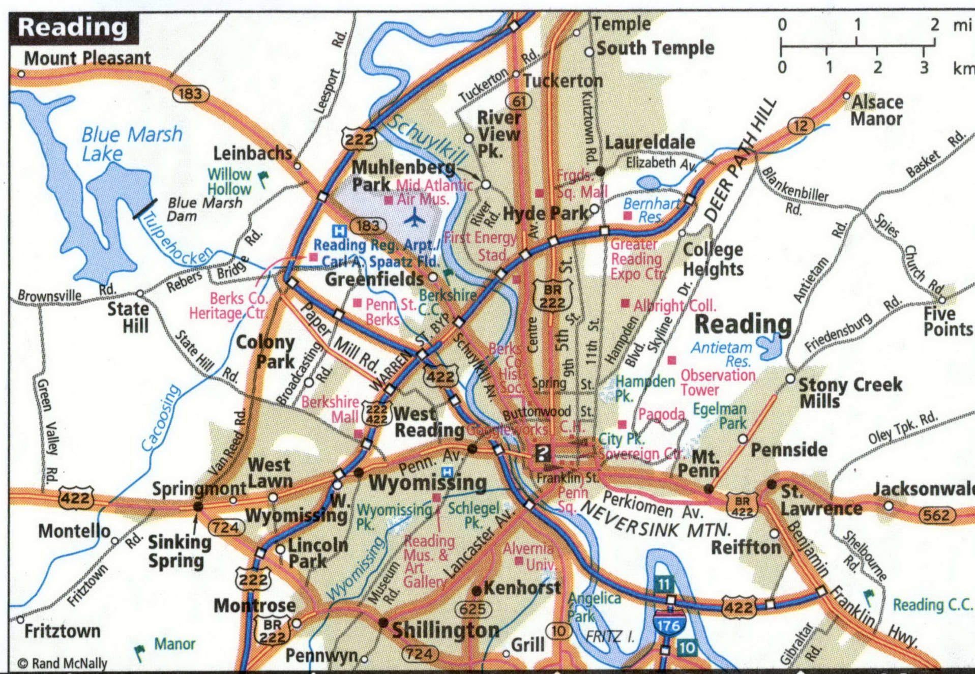 Reading city map for truckers